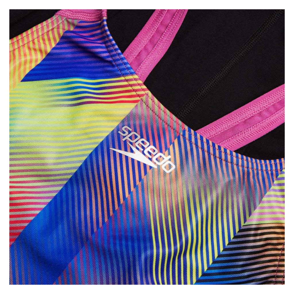 Speedo Womens/Ladies Recordbreaker Digital All-Over Print Training One Piece Swimsuit