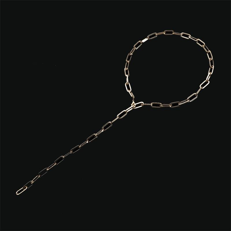 Модное ожерелье-цепочка 2019 Модное длинное ожерелье для женщин цепочки ювелирные изделия