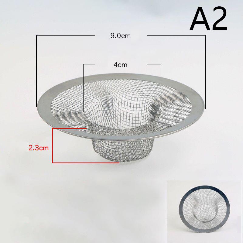 1 шт. фильтр для кухонной раковины из нержавеющей стали, фильтр для слива в ванную, сетчатый фильтр для душа, улавливатели волос, заглушки для кухонных принадлежностей