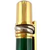 Очень хорошая шариковая ручка Cartier Trinity 89s Малахит мужская Б/у