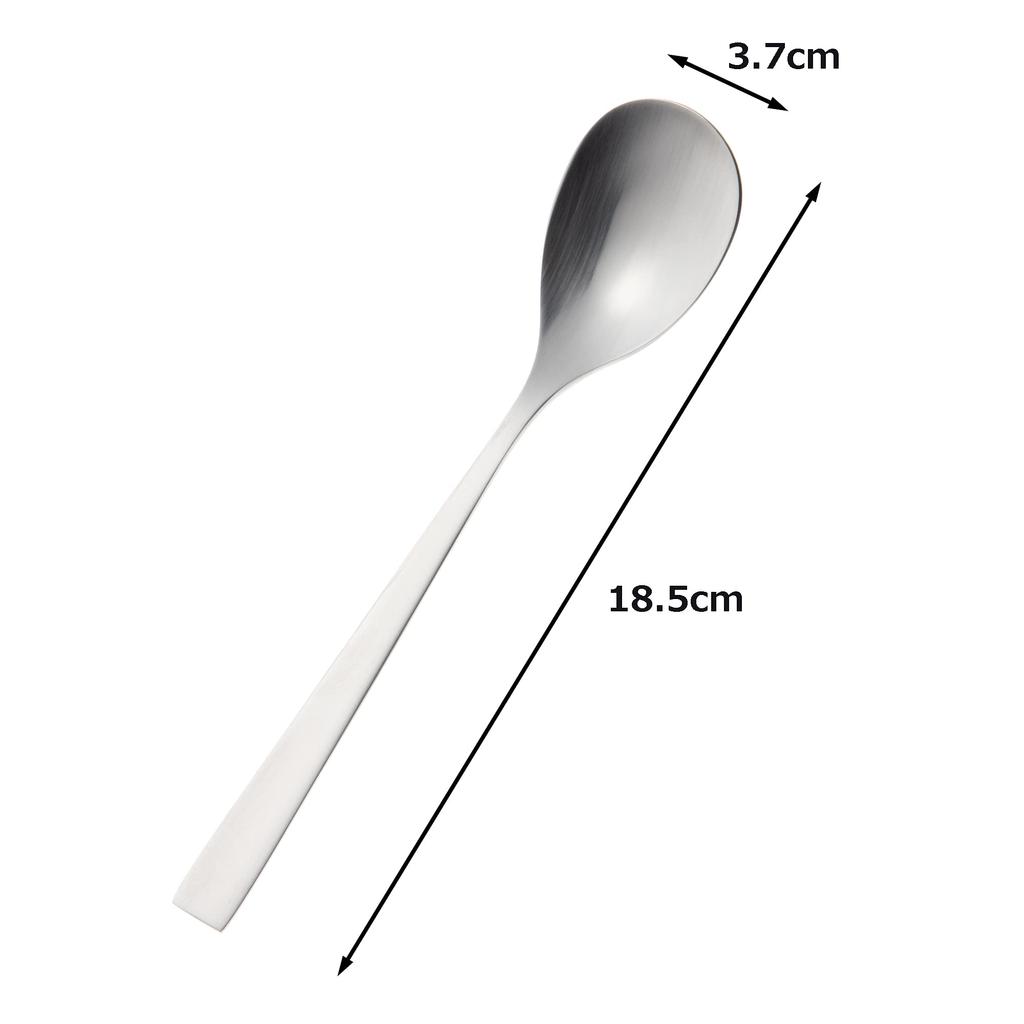 Nagao Tsubame Shinko Kogyo SUNAO Dinner Spoon 184mm Stainless Steel Made In Japan 18-8