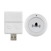 Беспроводной USB дверной звонок Сильный сигнал Умный домашний дверной звонок Тревога одной кнопкой Беспроводной аварийный дверной звонок Пульт дистанционного управления для дома