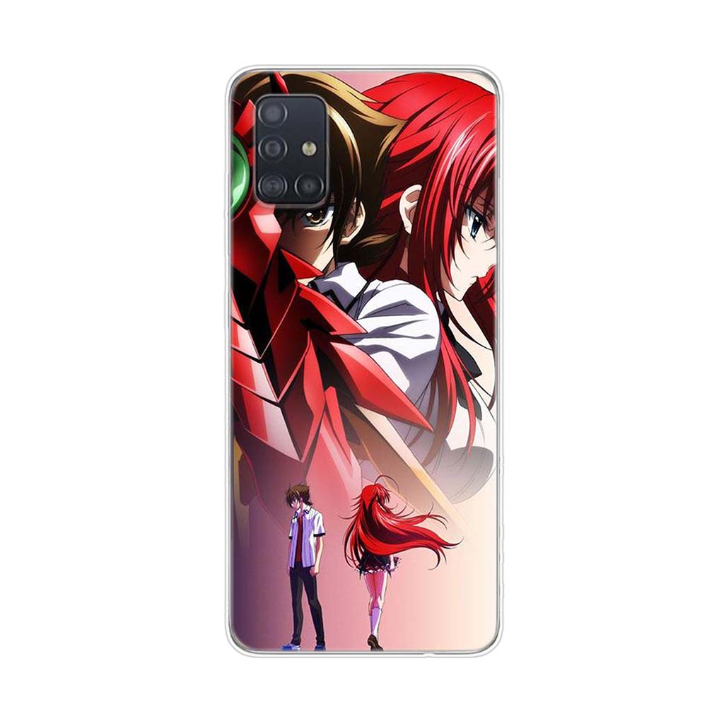 High School Dxd Anime Cartoon For Samsung Galaxy A01 A11 A12 A22 A21S A31 A41 A42 A51 A71 A32 A52 A72 A02S Soft Phone Case