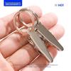 Металлический зажим-крокодил с плоским кольцом для DIY-аксессуаров для шляп