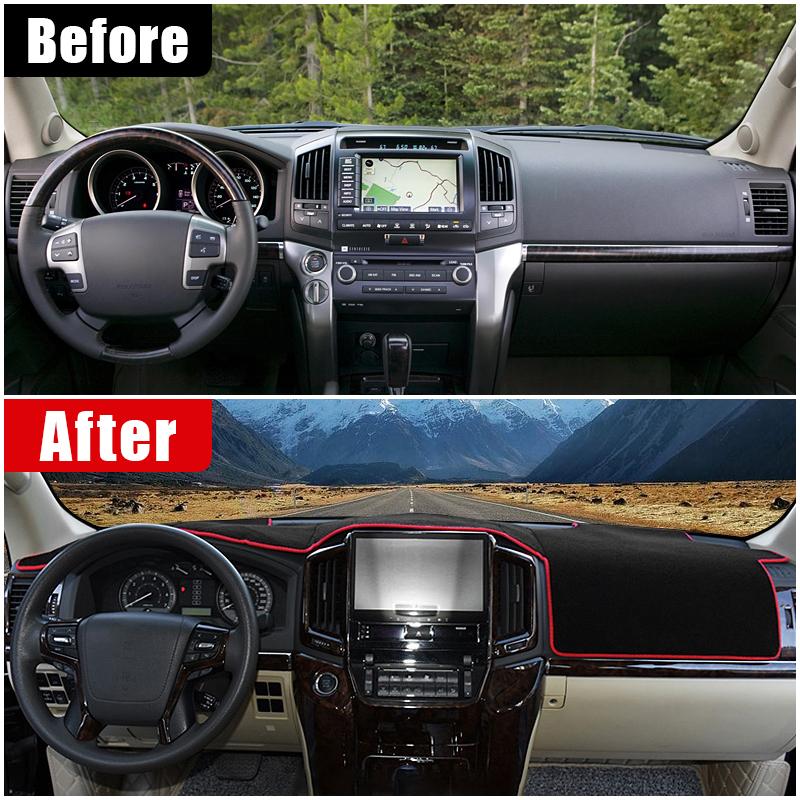 Автомобильные аксессуары для Toyota Land Cruiser 200 J200 2008-2014 2015 2016 2017 2018 Крышка приборной панели Avoid Light Pad