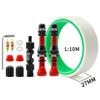 MUQZI Tubeless Tire Kit MTB Road Bike Tubeless Rim Sealing Tape & Schrader Valve & Valve Core Removal Tool Cycling Accessories