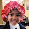 Woman Sleeping Satin Hair Bonnet Double Layer Bonnets and Satin Hair Wraps Custom Color Kid Silk Bonnet