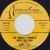 7-дюймовая пластинка JERRY LANE 2 The Worlds Youngest Dirty Old Man AT45102 Ambertone Recor 1972 US CountryFolk Б/у