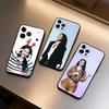 P-Peraya M-Malisorn Faye Мягкий Силиконовый Черный Чехол, Чехол для Телефона Для iPhone 17,16,15,14,13,12,11 Plus,Pro Max,XS