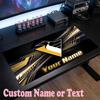 Pittsburgh Penguins Customized Name Text Mouse Pad, Large Desk Mouse Mat Personalized Home Office Present