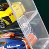 1/4pcs Dustproof Car Display Box 8 Grid Transparent Car Storage Box Acrylic Cabinet Rack  Kids
