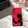A-Alastor  H-Hazbin H-Hotel   Чехол для телефона для Samsung S25,S24,S21,S22,S23,S30,Ultra,S20,Plus,Fe,Lite,Note,10,Черный чехол