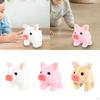 Electric Plush Pig Toy Interactive Animated Vivid Moving Mouth Piglet Pet Stuffed Animal