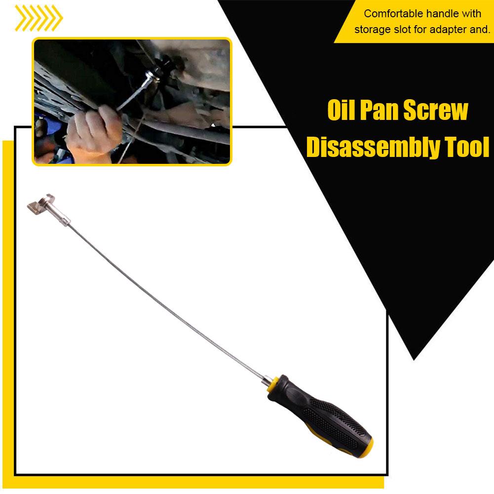 Инструмент для снятия масляной пробки, сильный магнитный масляный заглушка, инструмент для автоматического обслуживания, гаечный ключ, средство для удаления ожогов автомобиля I1S3