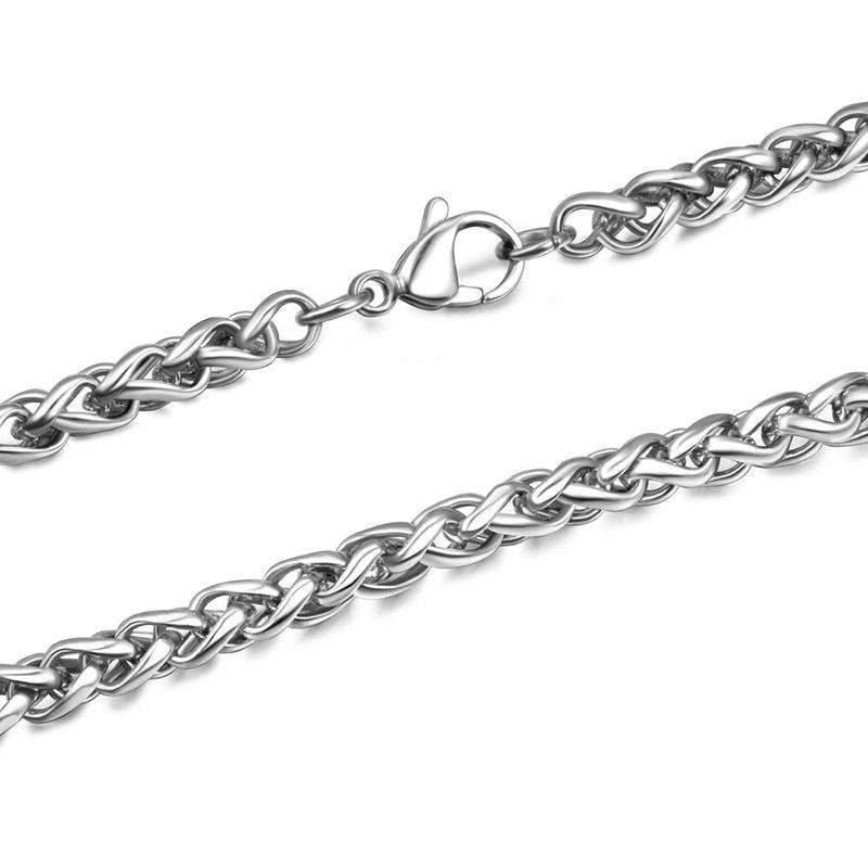 Мужская цепочка Keel Single Chain из нержавеющей стали Цепочка для пары Ключица Ожерелье Ювелирные изделия Подарок