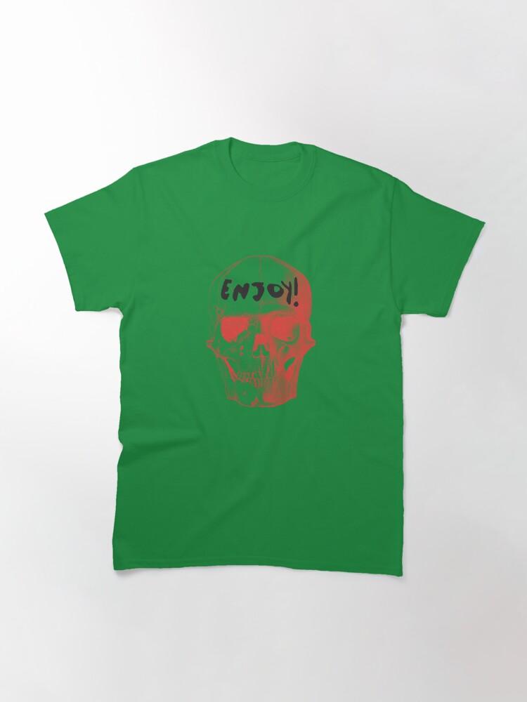 DM Memento Mori Black-Red Skull Classic T-Shirt