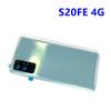 Back  For Samsung Galaxy S20 FE 5G 4G Plastic Housing  Back Battery  Replacement Door Rear with Adhesive