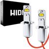 HIDYA H3 LED Противотуманная фара, Желтая (1 цвет), 3200лм, Короткая светодиодная лампа, Маленькая, Без вентилятора, Набор из 2 штук
