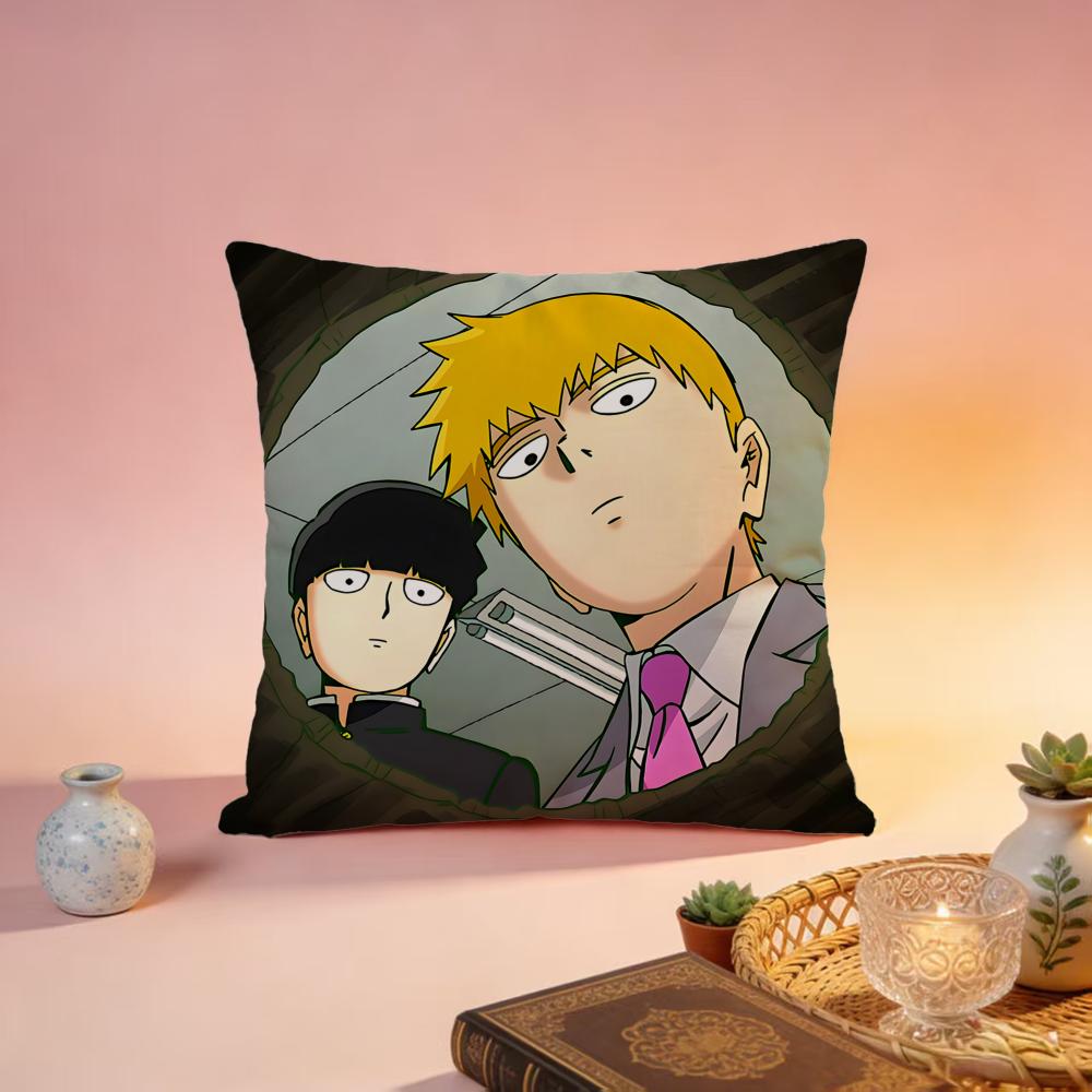 Hot MMob Psycho 100ed Cushion Cover Premium SkinFriendly Pillow Case MultiPurpose for Home Office Travel