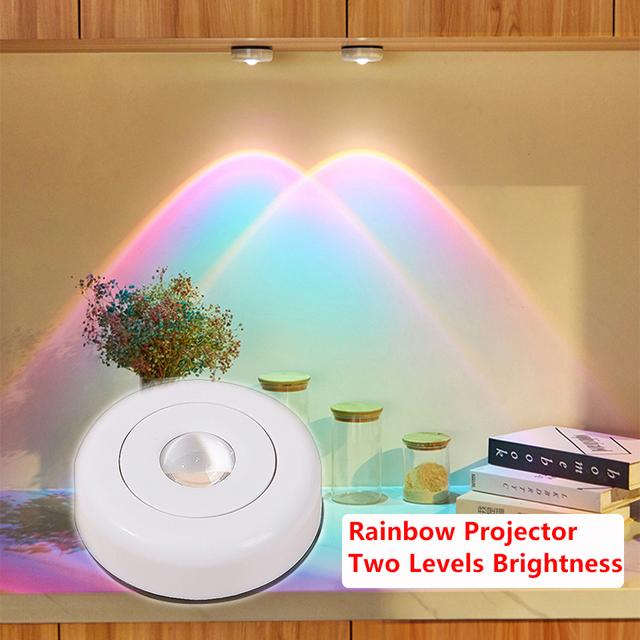 Спальня Декор Светильник Сенсорный Закат Лампа Кабинет Ambient Night Light для Настенных Ламп Кухонный Шкаф Украшения Освещение