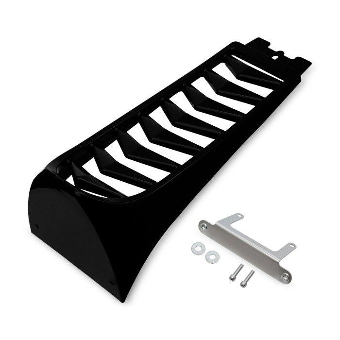 Sabot moteur pour Harley Davidson Softail 18-25 Cache radiateur CV6 noir mat