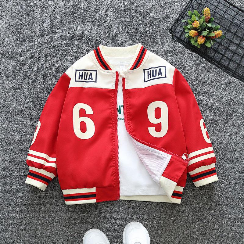 Children's Clothing Boys' Spring and Autumn Jackets Boys' Baby Boys Spring Western Style Jackets Casual Sports Jackets