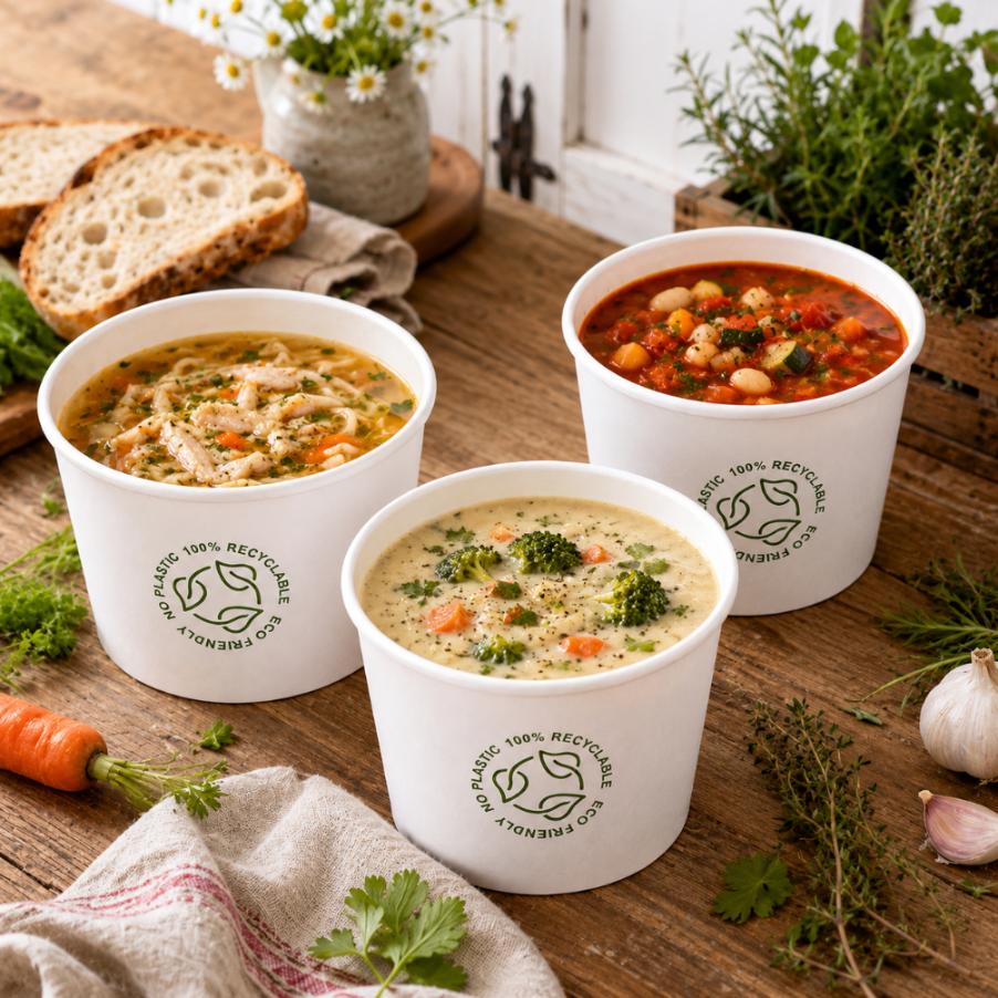 Paper Bowl Without Plastic Without Sup