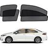 XCBYT Автомобильные шторки для -2024 Corolla - 4 шт. Боковые солнцезащитные шторки для ребенка, Автомобильные чехлы на окна для конфиденциальности с дышащей сеткой - Защита от УФ,