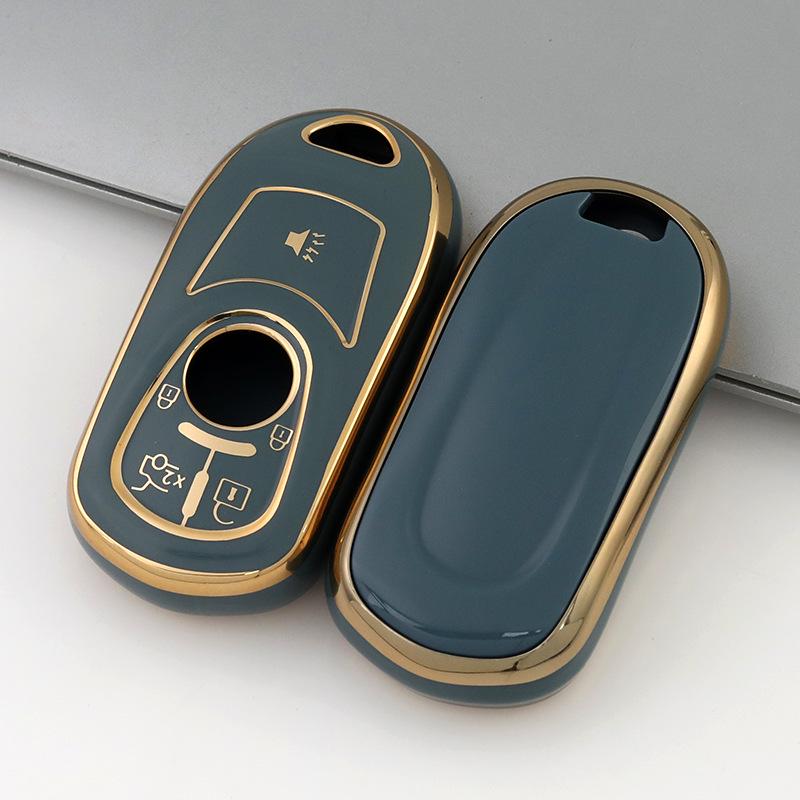 Чехол для ключа Buick Envision для Encore GX, Regal, LaCrosse, GL68 - Декоративный чехол-сумка для автомобиля с пряжкой