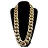 Chain Gold Plated Sweater Chain Punk Thick Chain Necklace Fashion Jewelry Men Exaggerated Necklace