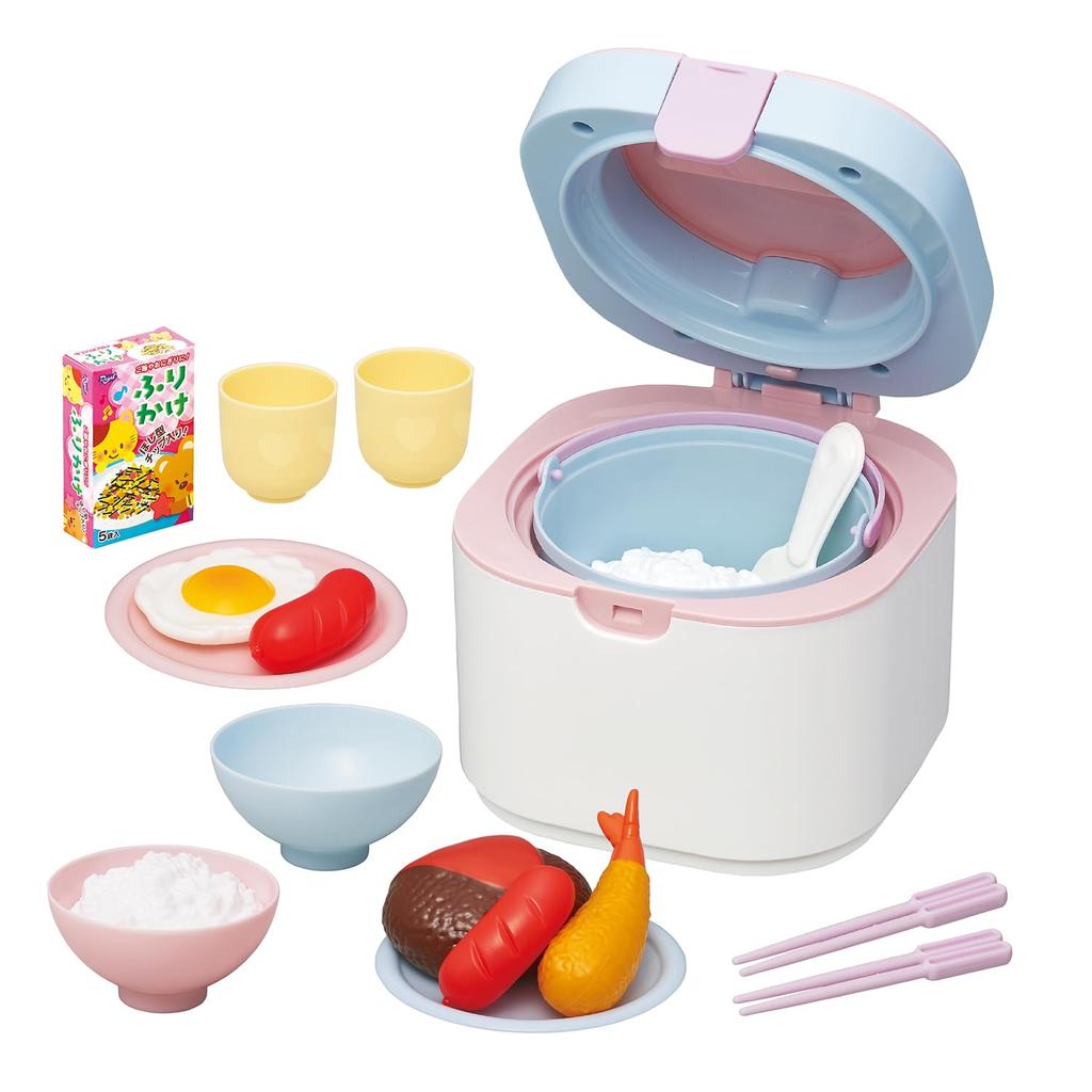 Toy Royal Have Rice Rice Cooker Set with Bowl and Accessories Let's (Pretend Play/Play Kitchen)