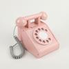 Toy Telephone with Handset Role Play Wooden Phone Realistic for Preschoolers