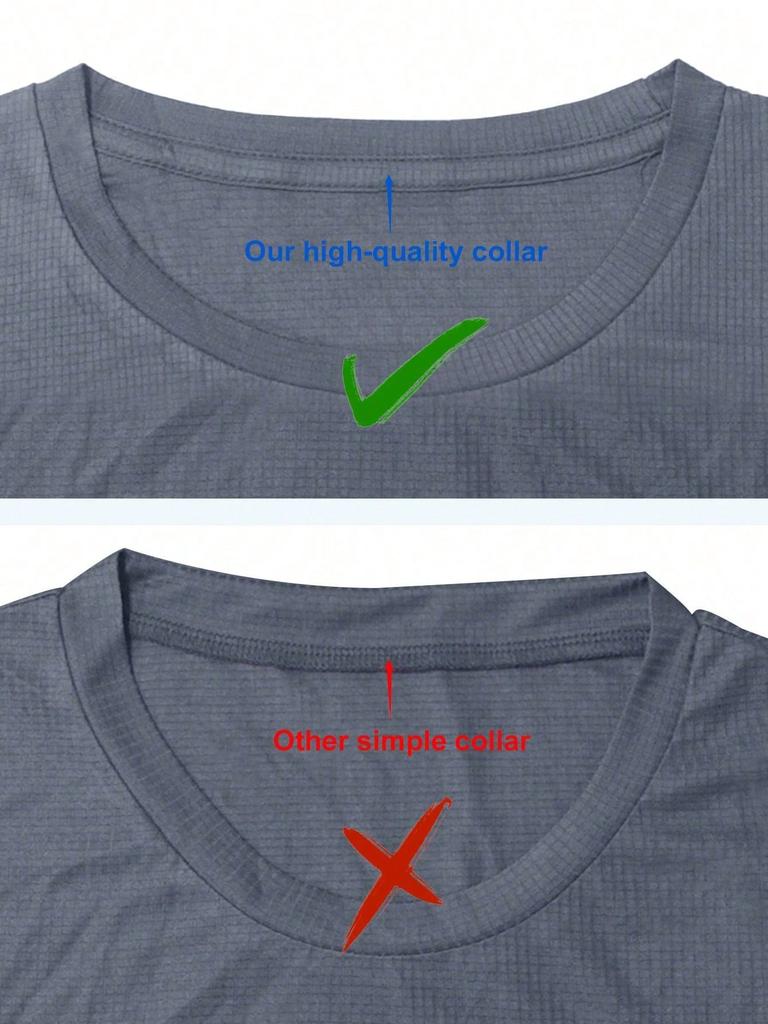 Women's Solid Color Ultralight Quick Dry Sport T-Shirt, Breathable Lightweight Top For Fitness Training Workout Running Gym Basic T Shirt Gym Top