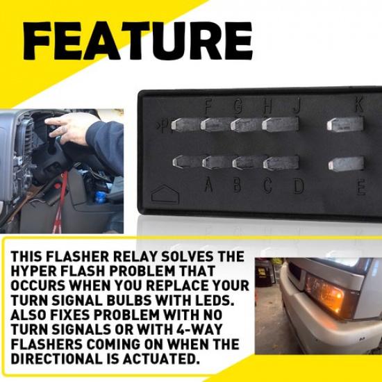 Turn Signal Flasher Relay Module 15764135 For GMC Yukon Sierra Chevy 2003-2006 A