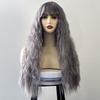 Halloween Long Water Wave Wig Cosplay Women Layered Wigs Orange Brown Gold Curly Wigs  Carnival