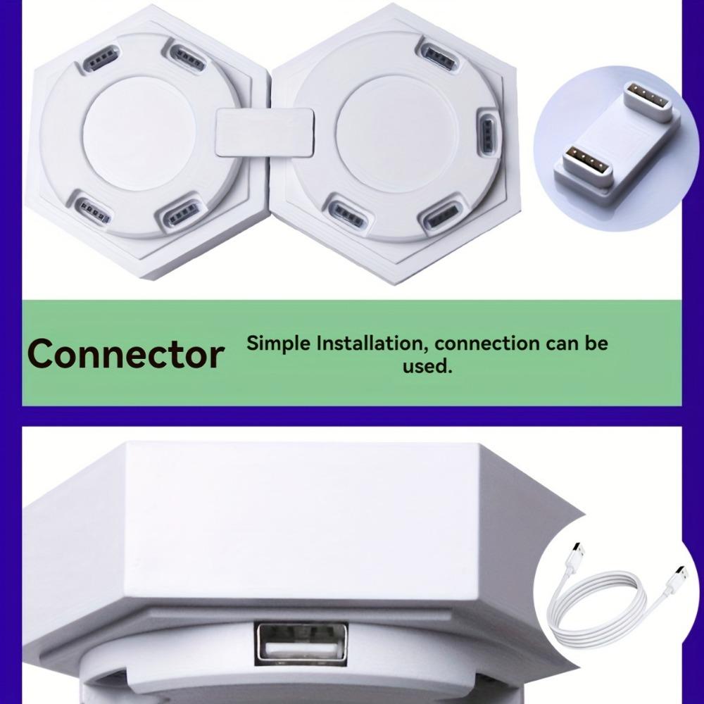 1 шт. Сенсорное ночное освещение RGB, геометрический модуль, сборка ночника своими руками, для гостиной, спальни, любителей DIY