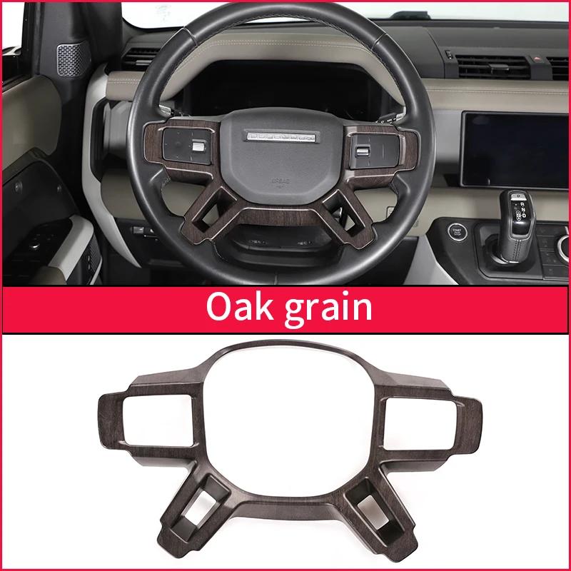 For Land Rover Defender 90 110 L663 2020-2024 ABS Carbon Steering Wheel Frame Cover Modification Decorative Trim Accessories NG4