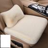 Роскошный утолщенный плюшевый комплект подушек для автомобильного сиденья, моющийся, не выцветающий, мягкий, пушистый, зимние теплые чехлы для передних и задних сидений
