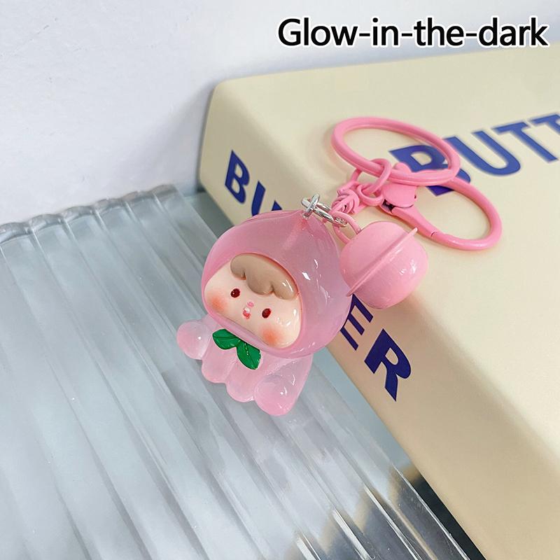 Креативная кавайная смоляная трехмерная кукла-брелок для рюкзака, подвеска, аксессуары, милый сладкий фрукт, автомобильный брелок, маленькие подарки