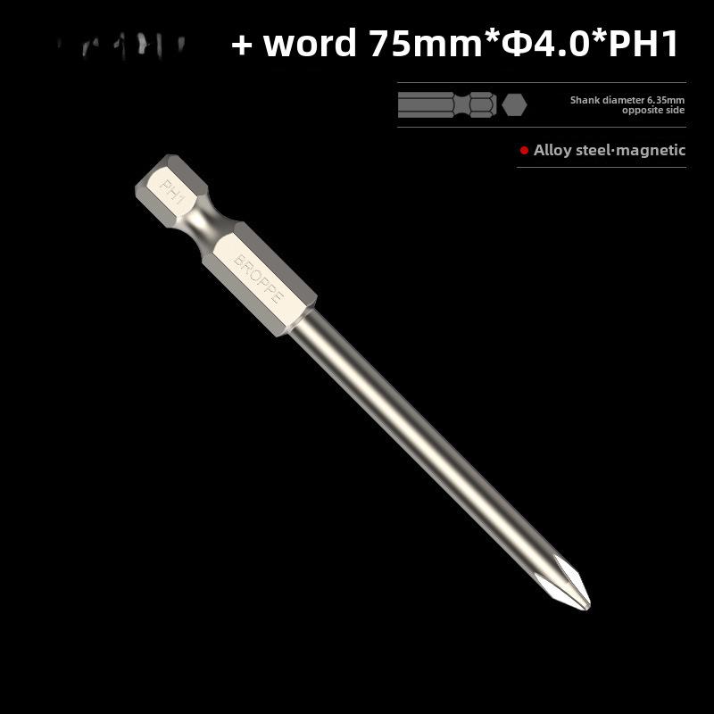 Магнитная крестовая отвертка BROPPE с электрической дрелью и пневматической насадкой