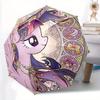 1 шт. Автоматический складной портативный зонт My Little Pony с 8 ребрами для женщин/мужчин, всесезонный  a0901086