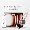 DOOACE Wireless Bluetooth Headphones, Retro Fashion Style, Bluetooth 6.0, Wired And Wireless Dual-Mode Connection, Dark Blue, Type-C Charging