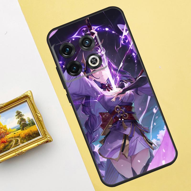 Кейс Raiden Shogun Genshin Impact Для Oneplus 10 8 9 Pro Ace 10T 9R 8T Чехол Для Oneplus Nord 2 2T CE N100 N200 N300