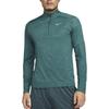 Nike Футболка с длинным рукавом и застежкой-молнией Dri-Fit Element, мужская, цвет выцветший, еловый, зеленый DD4757-309