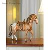 37x10.5x30.8cm 1PCS Ceramic Zodiac Horse Ornament, Home, Living Room, Desktop Decoration, Handicrafts,business Gift,opening Gift