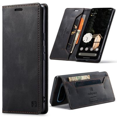 Роскошный кожаный чехол с RFID-защитой и магнитной застежкой для Google Pixel 9 10 ProXL 9A 8A 7A Fold, деловой кошелек, чехол с отделением для карт для Pixel 8 9 10 Pro