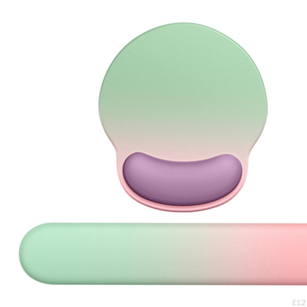 Коврик для мыши с поддержкой запястья, игровая подушка, эргономичная подставка для клавиатуры, коврик для офиса, дома