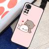 Чехол Mochi Peach Cat для Xiaomi Redmi Note 11 10 8 9 12 Pro Note 11S 10S 9S 8T Redmi 10 10C 12C 9C 9T
