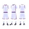Customizable Basketball Jersey Set Teens Adults - Short Sleeve Two-Piece Sport Shirt Breathable Cotton Blend Unisex Team