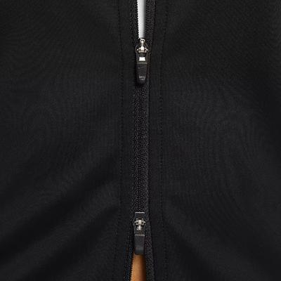 Однотонная куртка облегающего кроя со стойкой и длинными рукавами Женские куртки Черный IB1999-010